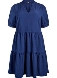 Lyhyt A-linjainen mekko, Sininen