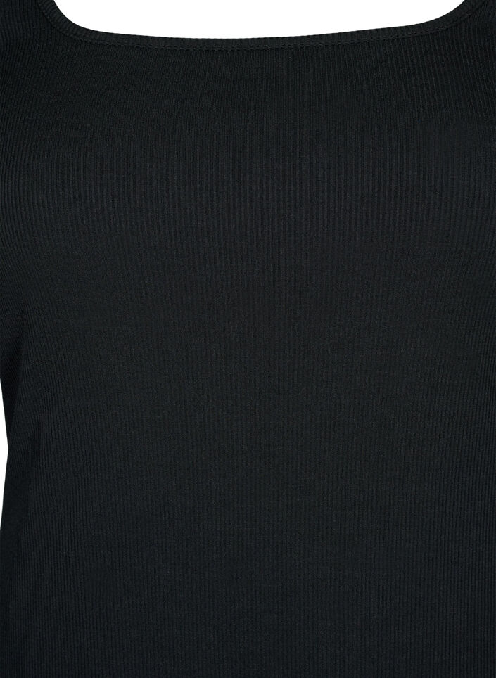 Tyköistuva mekko, jossa on pitkät hihat ja halkio, Black, Packshot image number 2