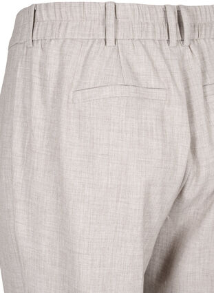 Melange-housut kuminauhalla ja nappikiinnityksellä, String, Packshot image number 3