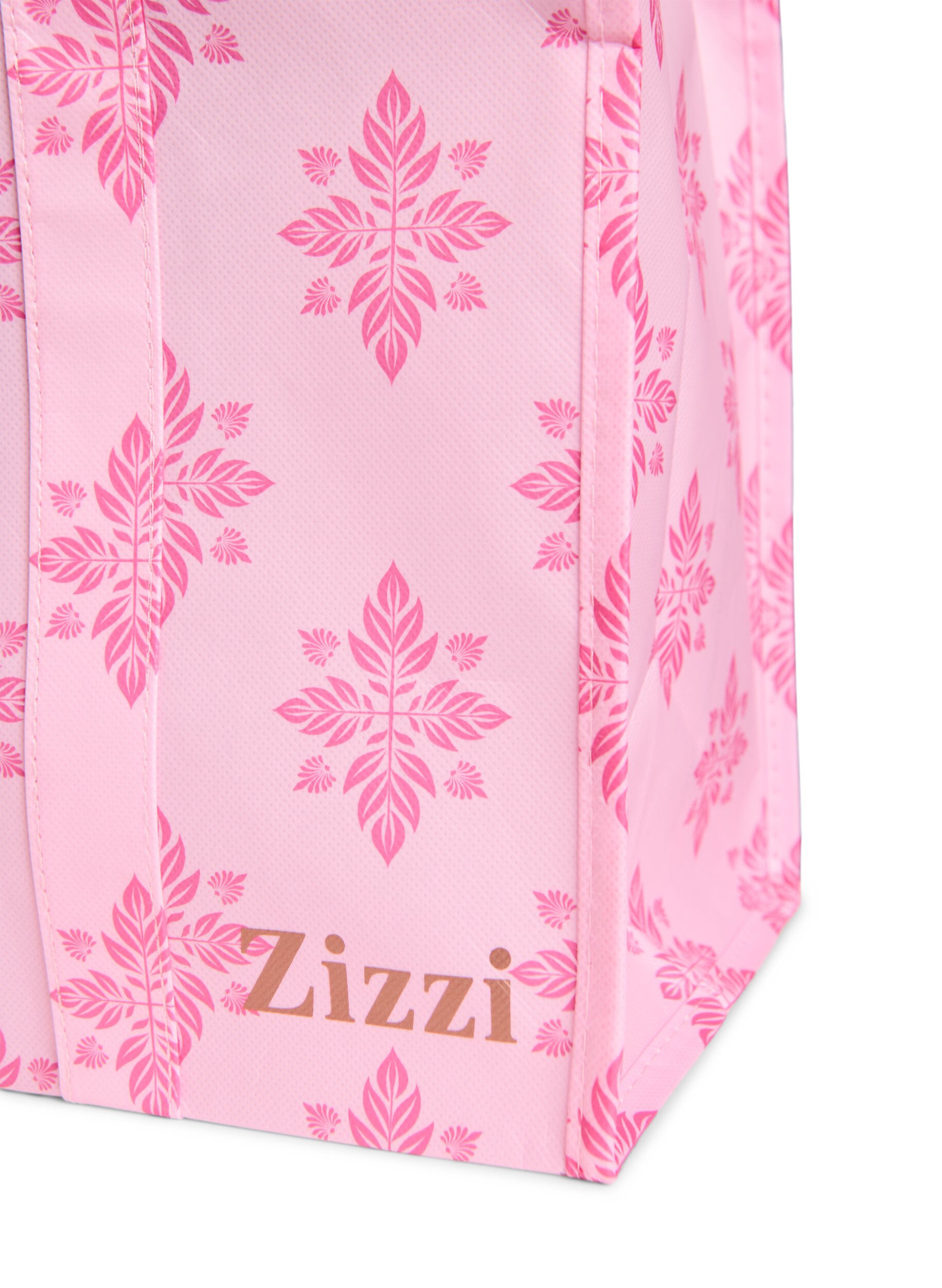 ZizziOstoskassi vetoketjulla, Vaaleanpunainen, Packshot image number 2
