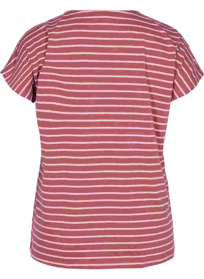 Puuvillainen t-paita raidoilla, Apple Butter Stripe, Packshot image number 1