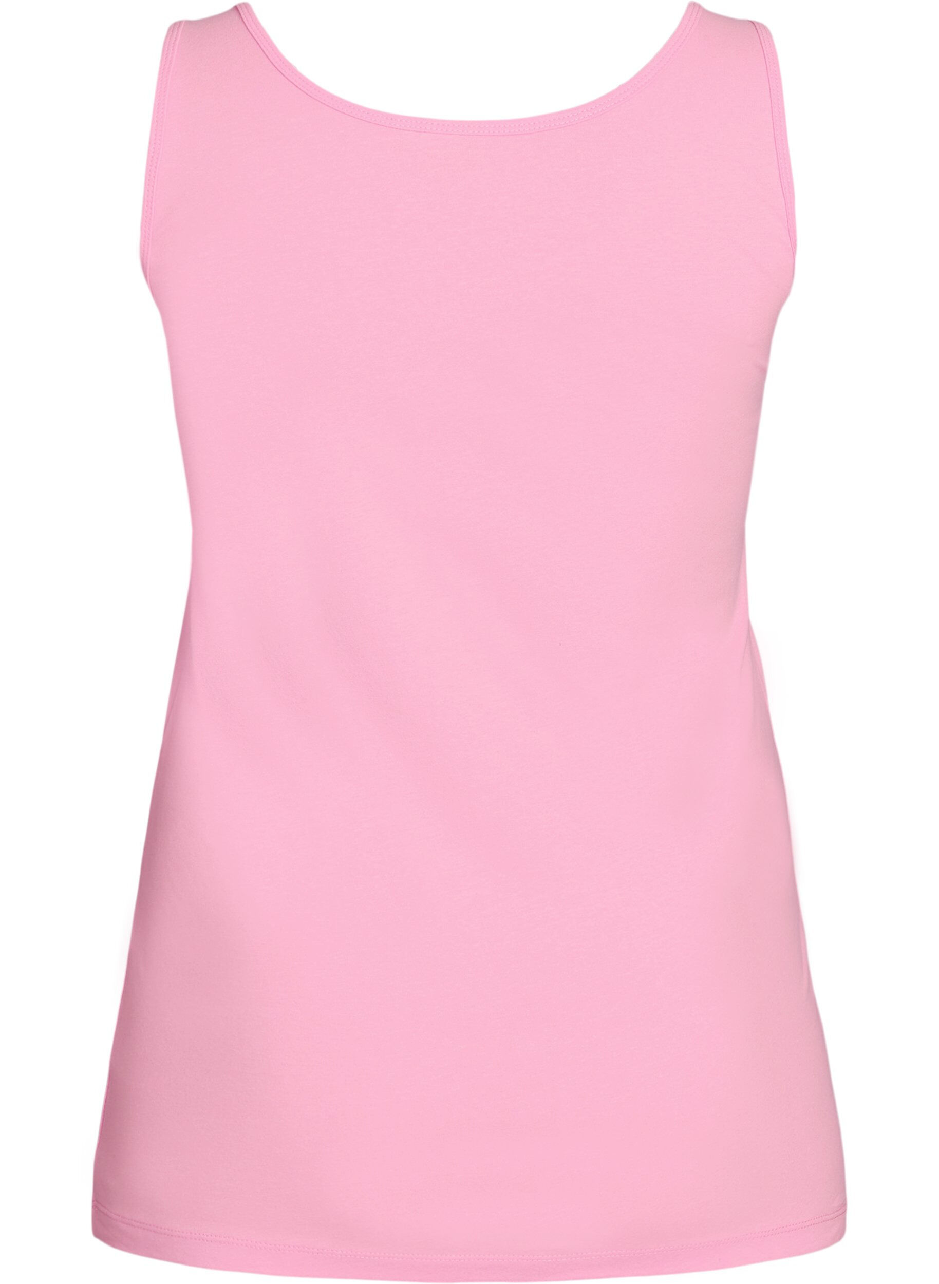 ZizziYksiv&auml;rinen perus paita puuvillasta, Vaaleanpunainen, Packshot image number 1
