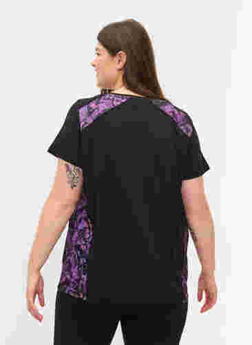 T-paita treeniin painatuksilla, Black, Model image number 1
