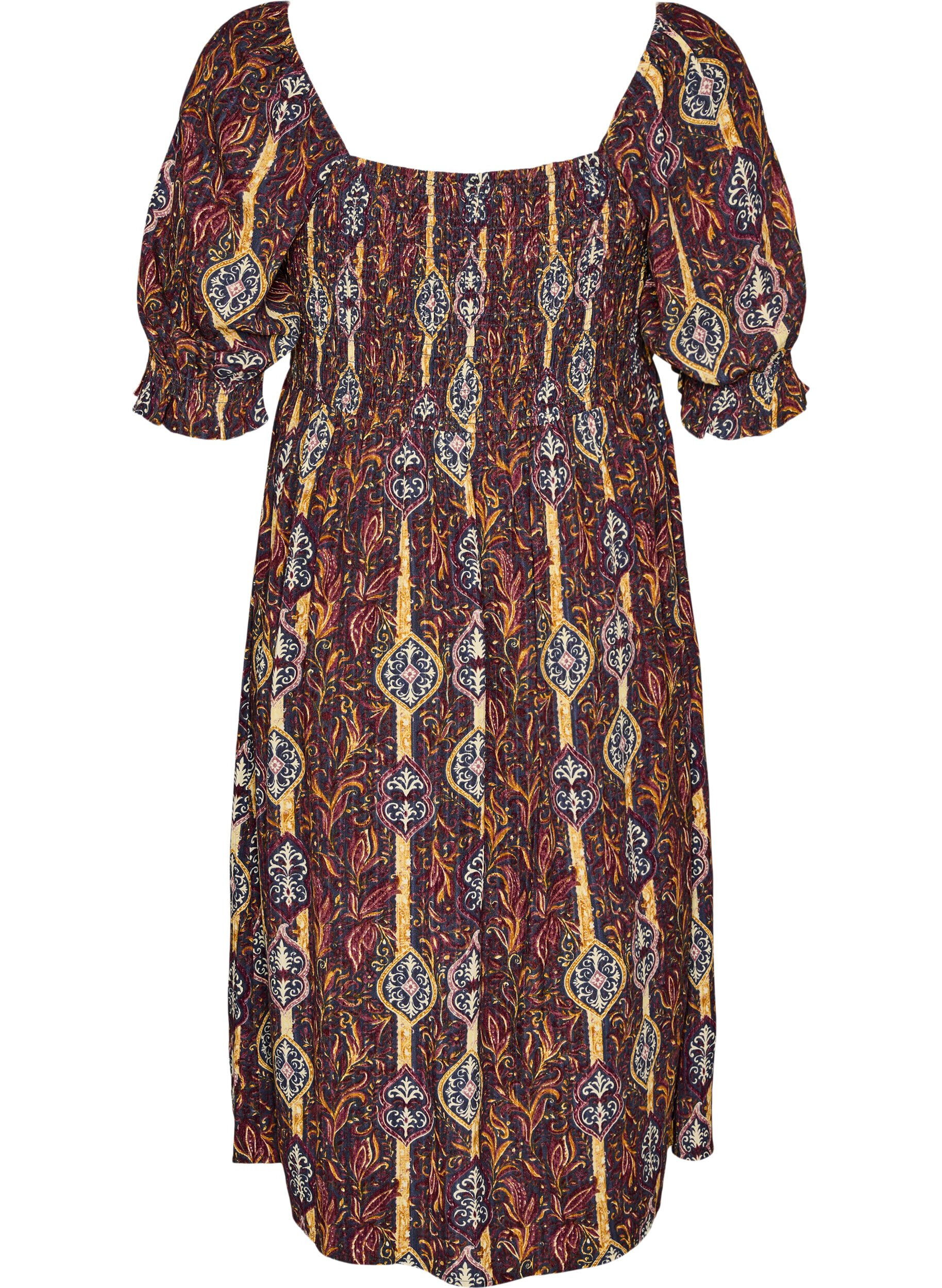 ZizziKes&auml;mekko viskoosista paisley-kuosilla, Violetti, Packshot image number 1