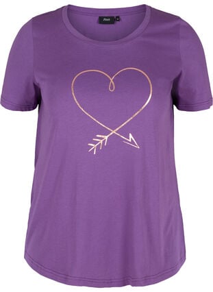 T-paita printillä, Majesty/R.G. Heart, Packshot image number 0