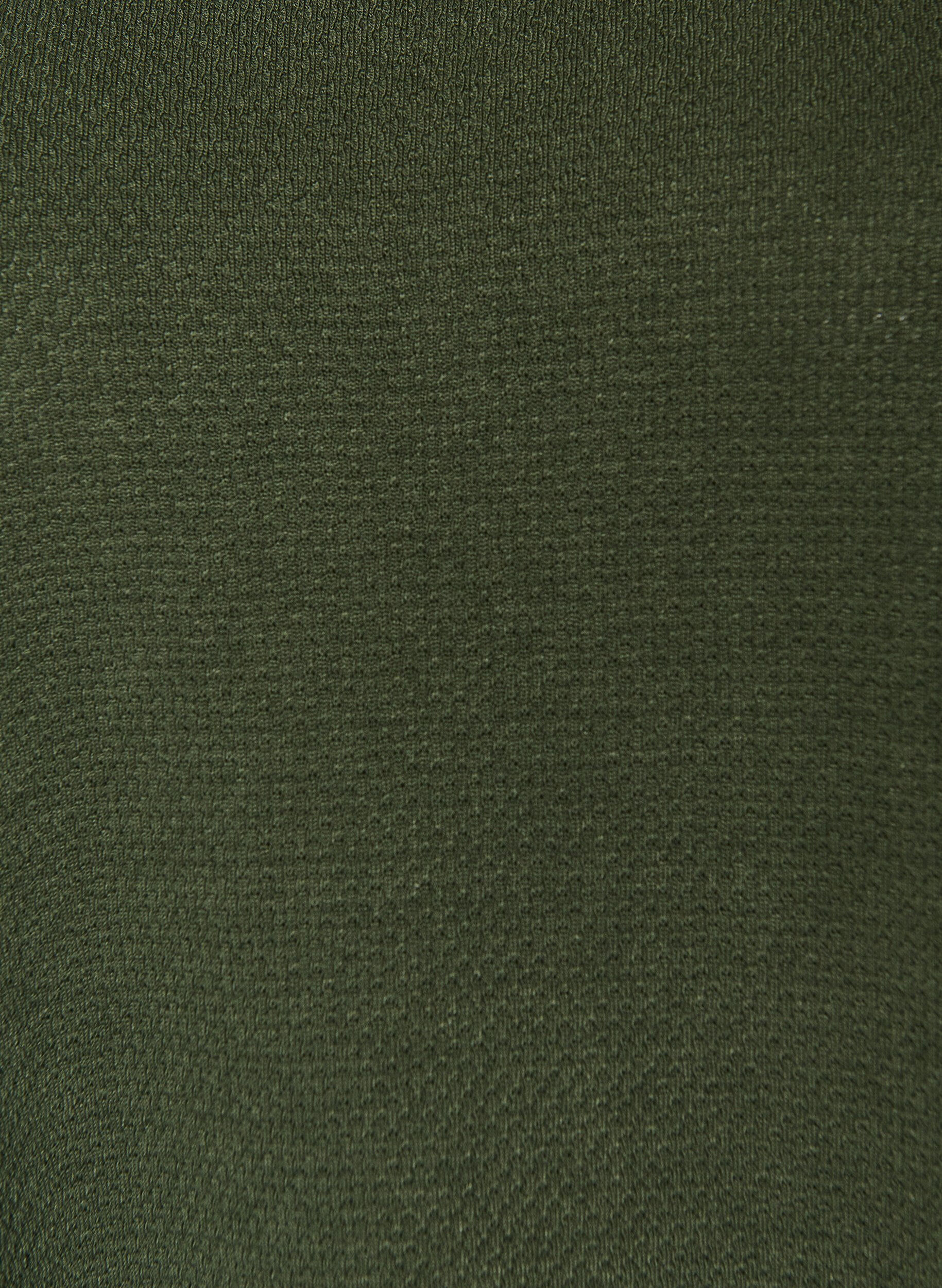 Zizzi Lyhyt teksturoitu jerseymekko py&ouml;re&auml;ll&auml; p&auml;&auml;ntiell&auml;, Vihre&auml;, Packshot image number 2