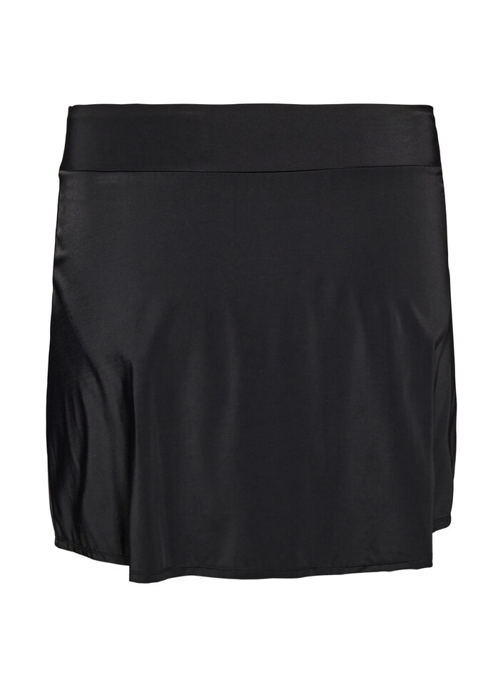 Bikinihousut brief-mallina ja kietaisuefektill&auml;, Musta, Packshot image number 1