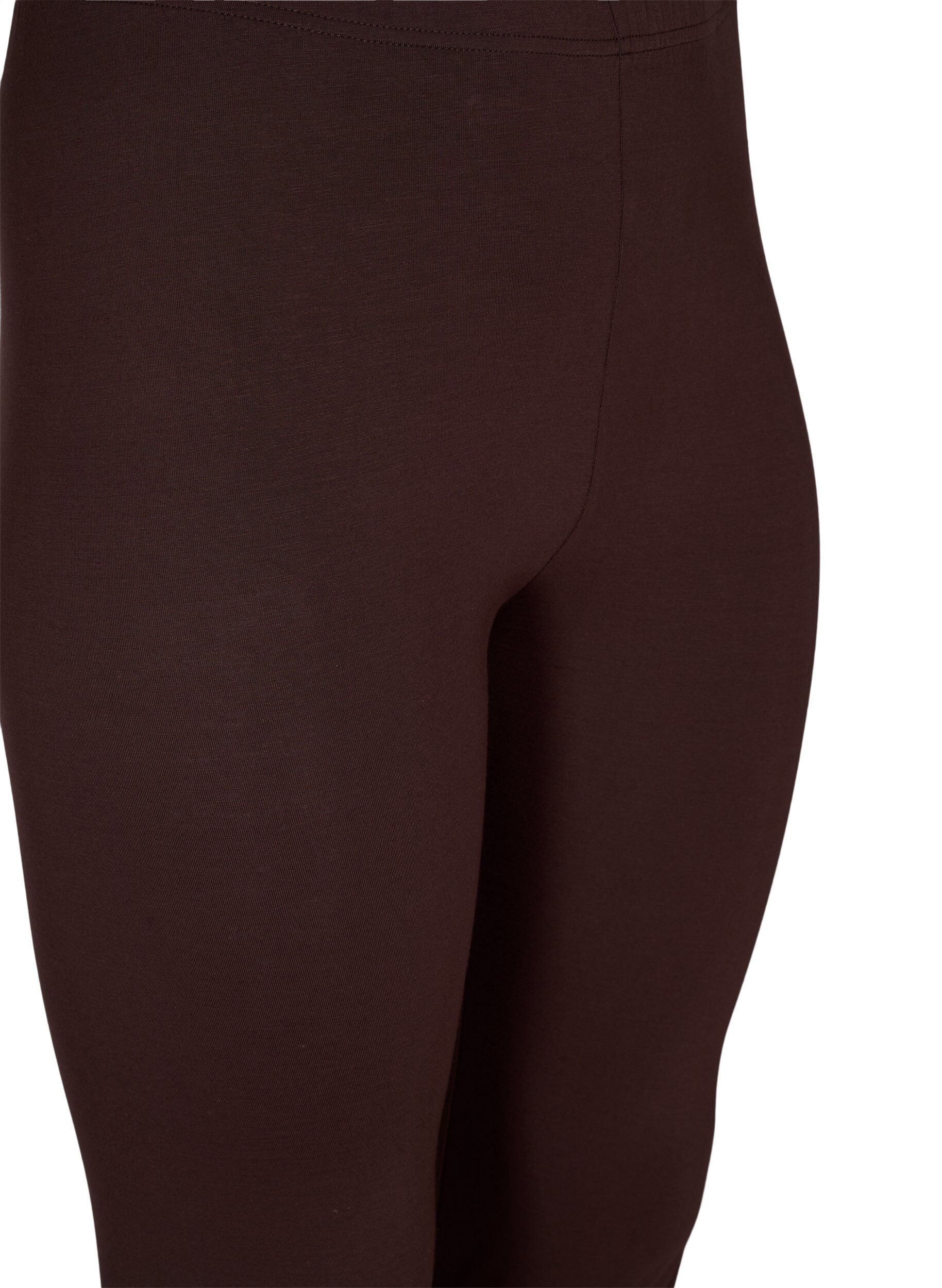 ZizziPerusleggingssit viskoosista, Ruskea, Packshot image number 2