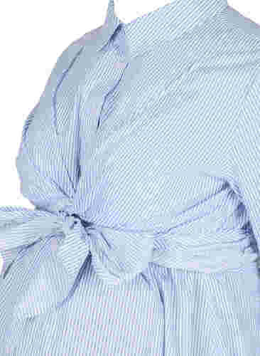 Äitiyspaitamekko puuvillasta , Blue Stripe, Packshot image number 2