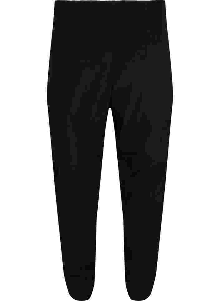 Klassiset housut korkealla vyötäröllä, Black, Packshot image number 1