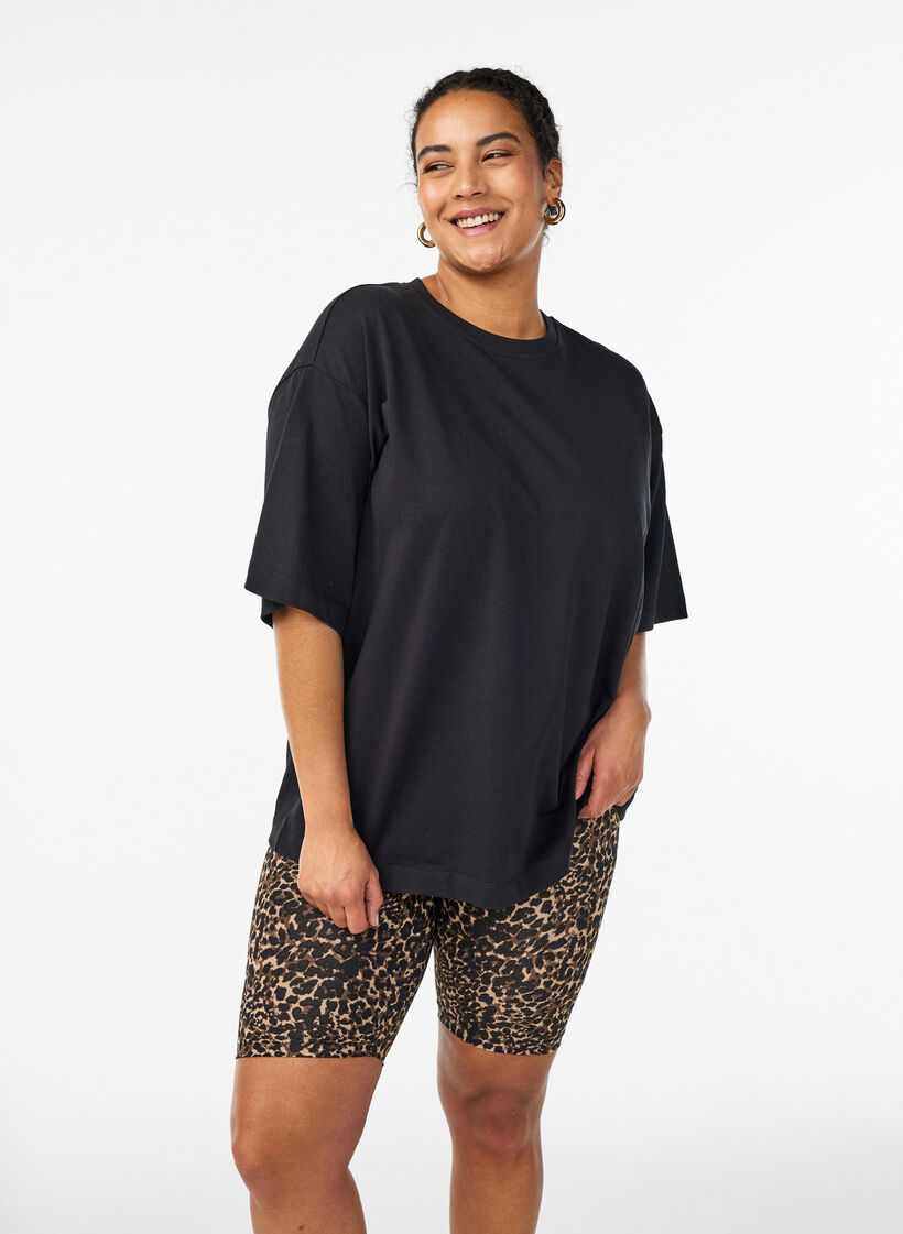 2-pack py&ouml;r&auml;ilyshortsit, Ruskea, Model image number 0