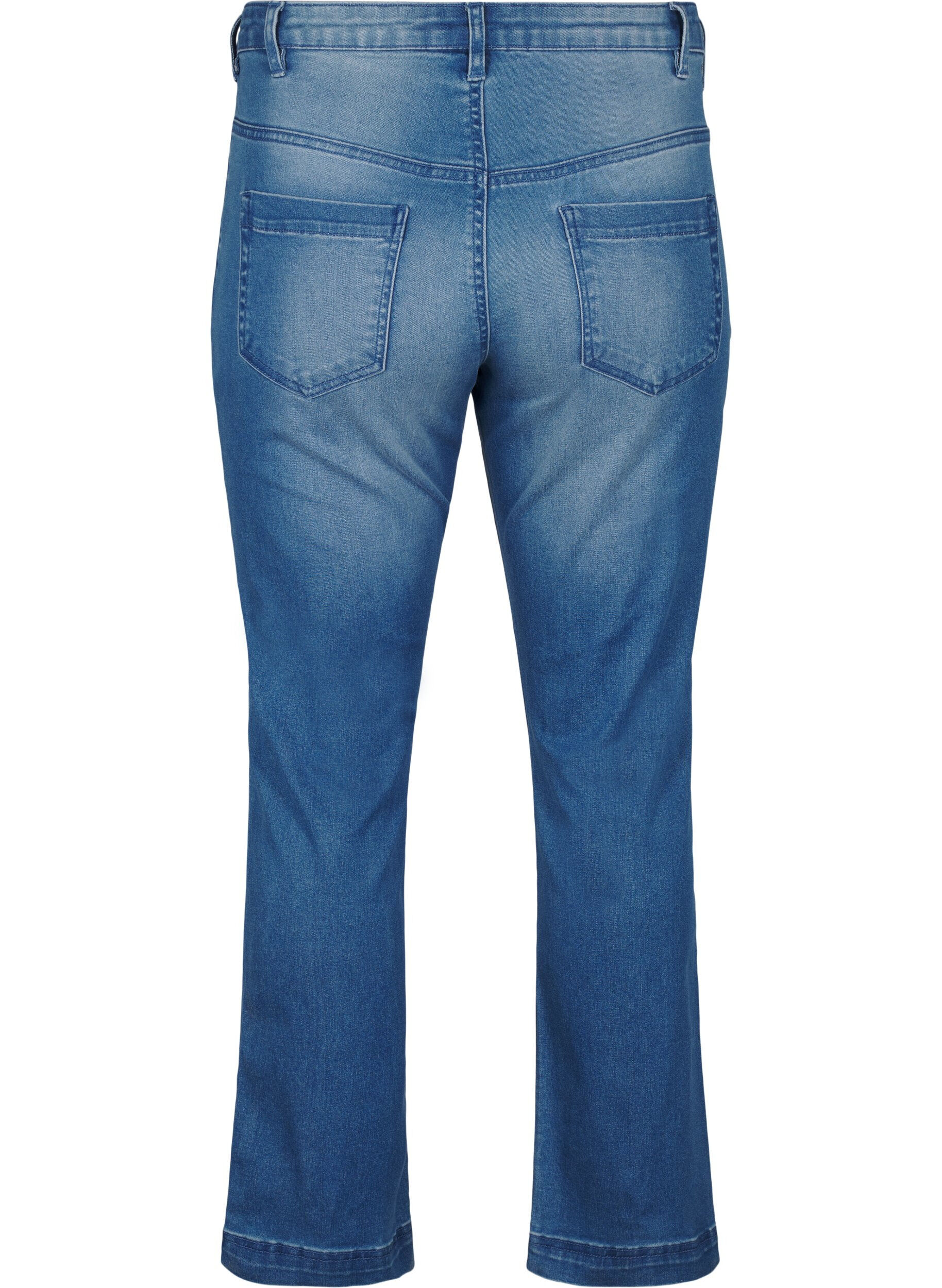 ZizziSlim fit Emily-farkut normaalilla vy&ouml;t&auml;r&ouml;ll&auml;, Sininen, Packshot image number 1