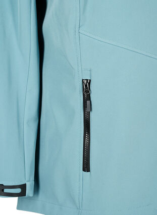 Lyhyt softshell-takki, jossa on taskut, Arctic, Packshot image number 3