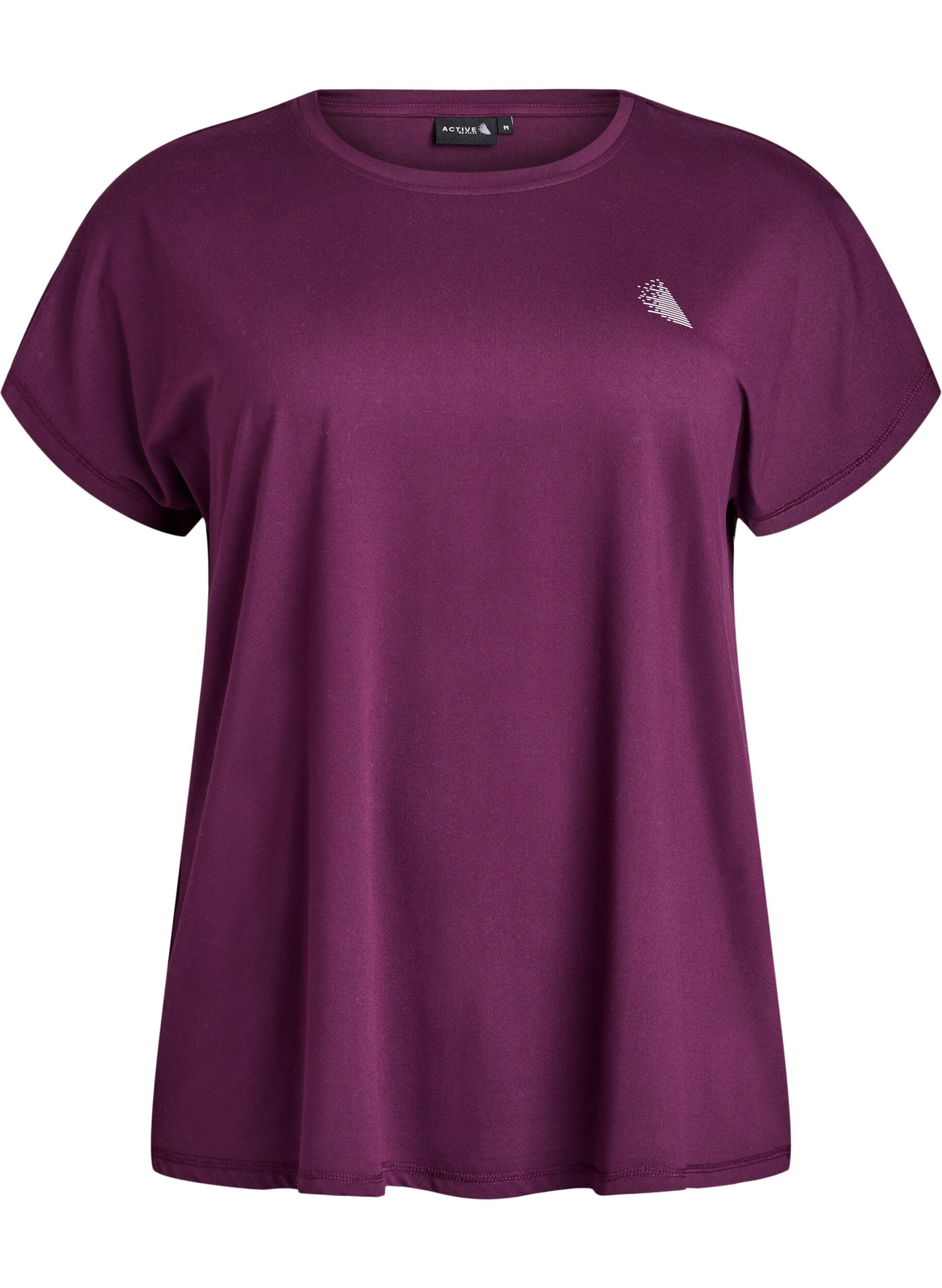 ZizziYksiv&auml;rinen treeni-T-paita, Violetti, Packshot image number 0