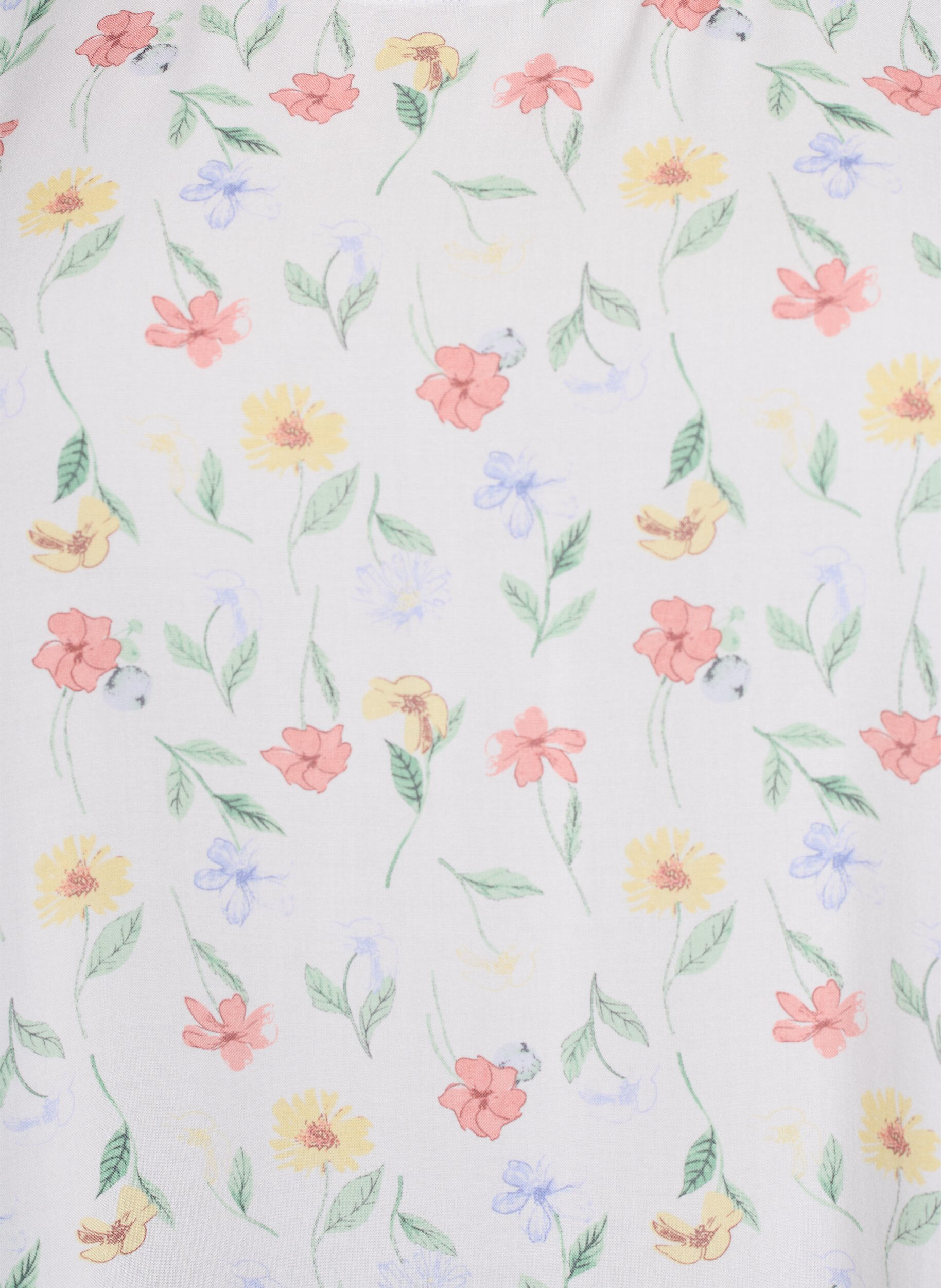 Zizzi FLASH &ndash; Viskoosimekko leikkauslinjalla, Valkoinen, Packshot image number 2