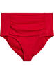 Bikinien alaosat korkealla vy&ouml;t&auml;r&ouml;ll&auml;, Punainen, Packshot image number 0