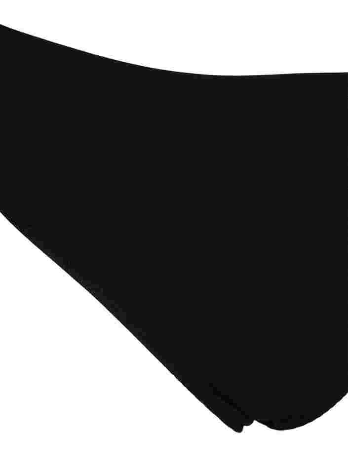 2 kpl tai-alushousuja normaalilla vyötäröllä, Black, Packshot image number 2