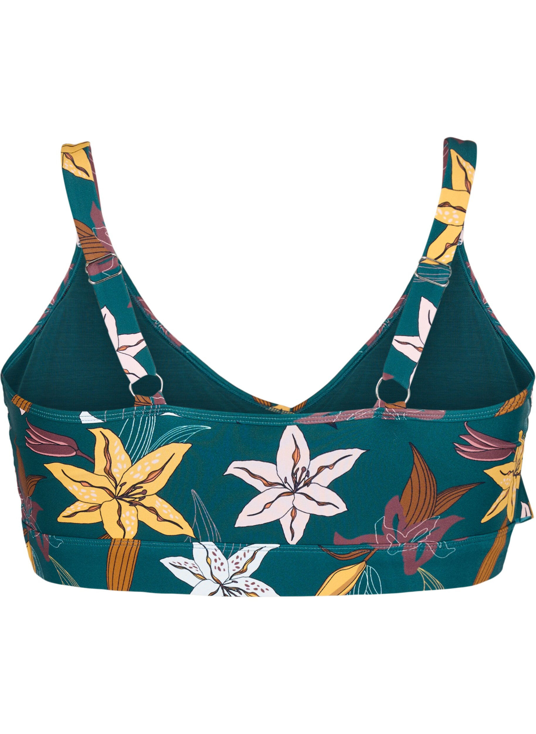 ZizziKukallinen bikiniyl&auml;osa r&ouml;yhel&ouml;ll&auml;, Vihre&auml;, Packshot image number 1