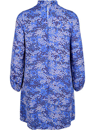 FLASH - Pitkähihainen mekko kuosilla, Dazzling Blue AOP, Packshot image number 1