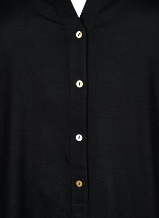 Pitkä paitamekko 3/4-hihoilla, Black, Packshot image number 2