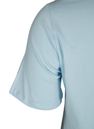 Basic t-paita, Cashmere Blue, Packshot image number 3