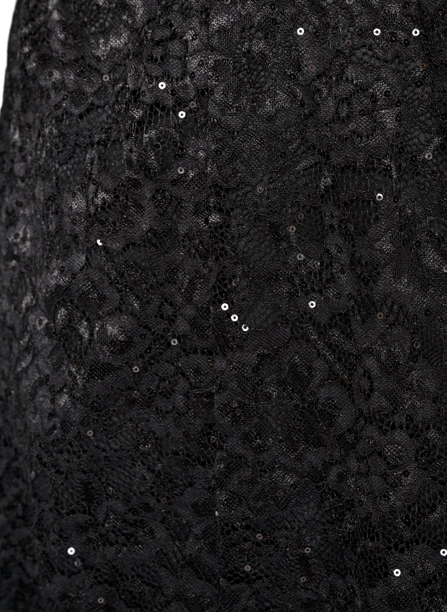 ZizziPaljettipitsinen midihame, Musta, Packshot image number 2