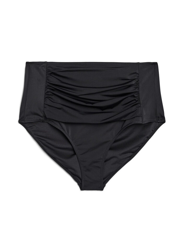 Korkeavy&ouml;t&auml;r&ouml;inen bikinialaosa, Musta, Packshot image number 0