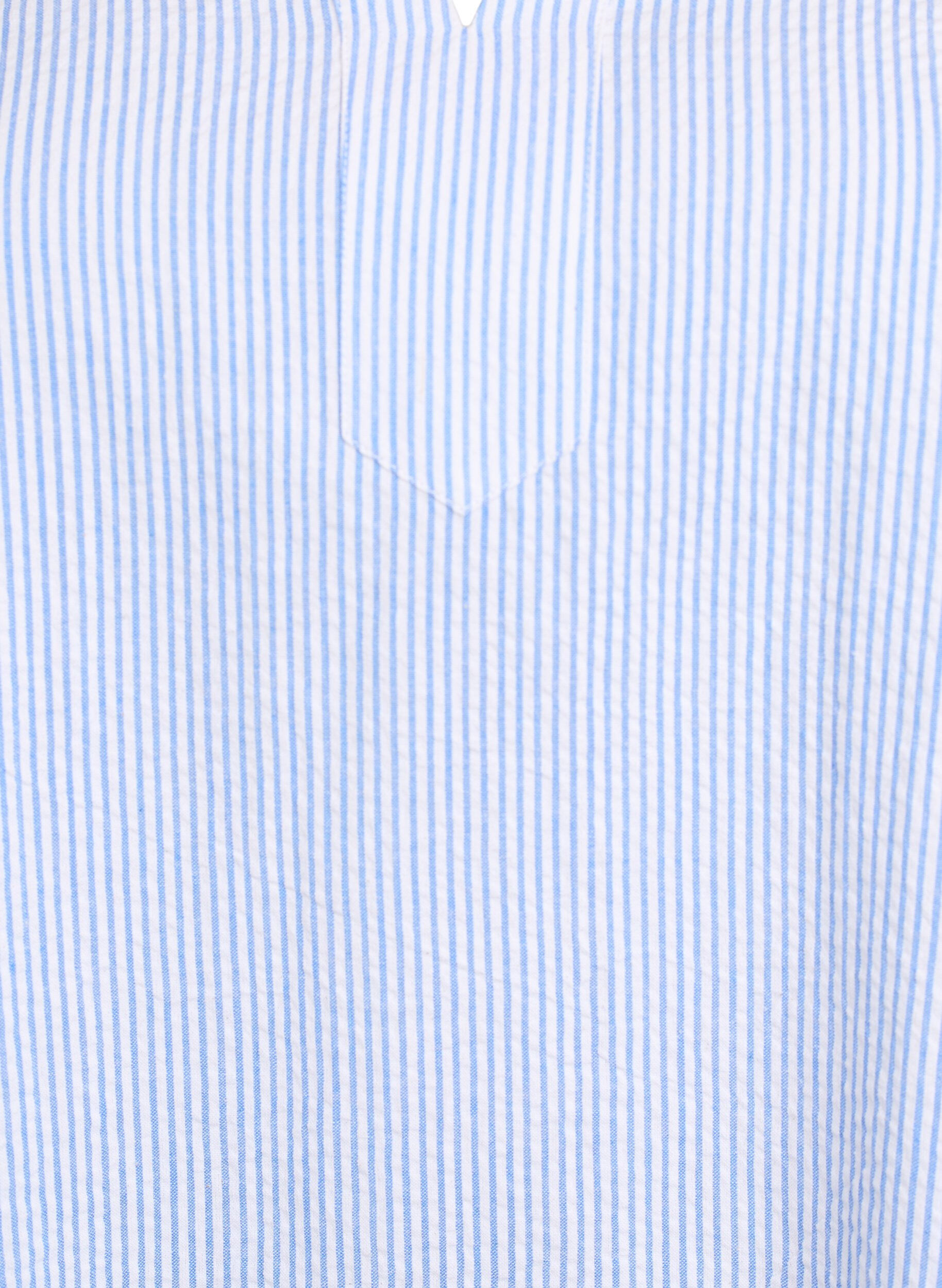 Zizzi Lyhyt raidallinen mekko r&ouml;yhel&ouml;ill&auml;, Sininen, Packshot image number 2