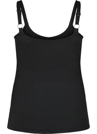Kevyt shapewear-toppi säädettävillä olkaimilla , Black, Packshot image number 1