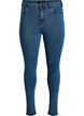 Amy korkea vy&ouml;t&auml;r&ouml;iset super slim fit -farkut, Sininen, Packshot image number 0