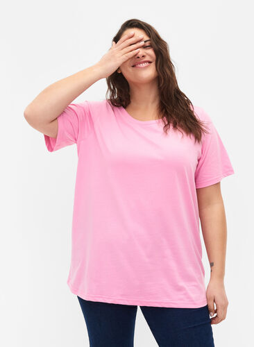 FLASH - T-paita pyöreällä pääntiellä, Begonia Pink, Model image number 0