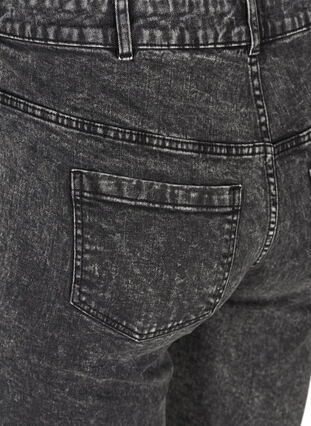 Denim-shortsit korkealla vyötäröllä, Grey Denim, Packshot image number 3