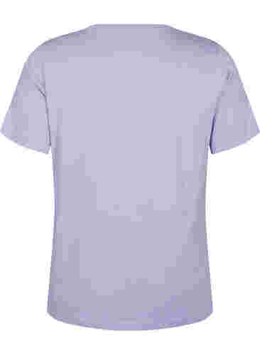 FLASH - T-paita pyöreällä pääntiellä, Lavender, Packshot image number 1