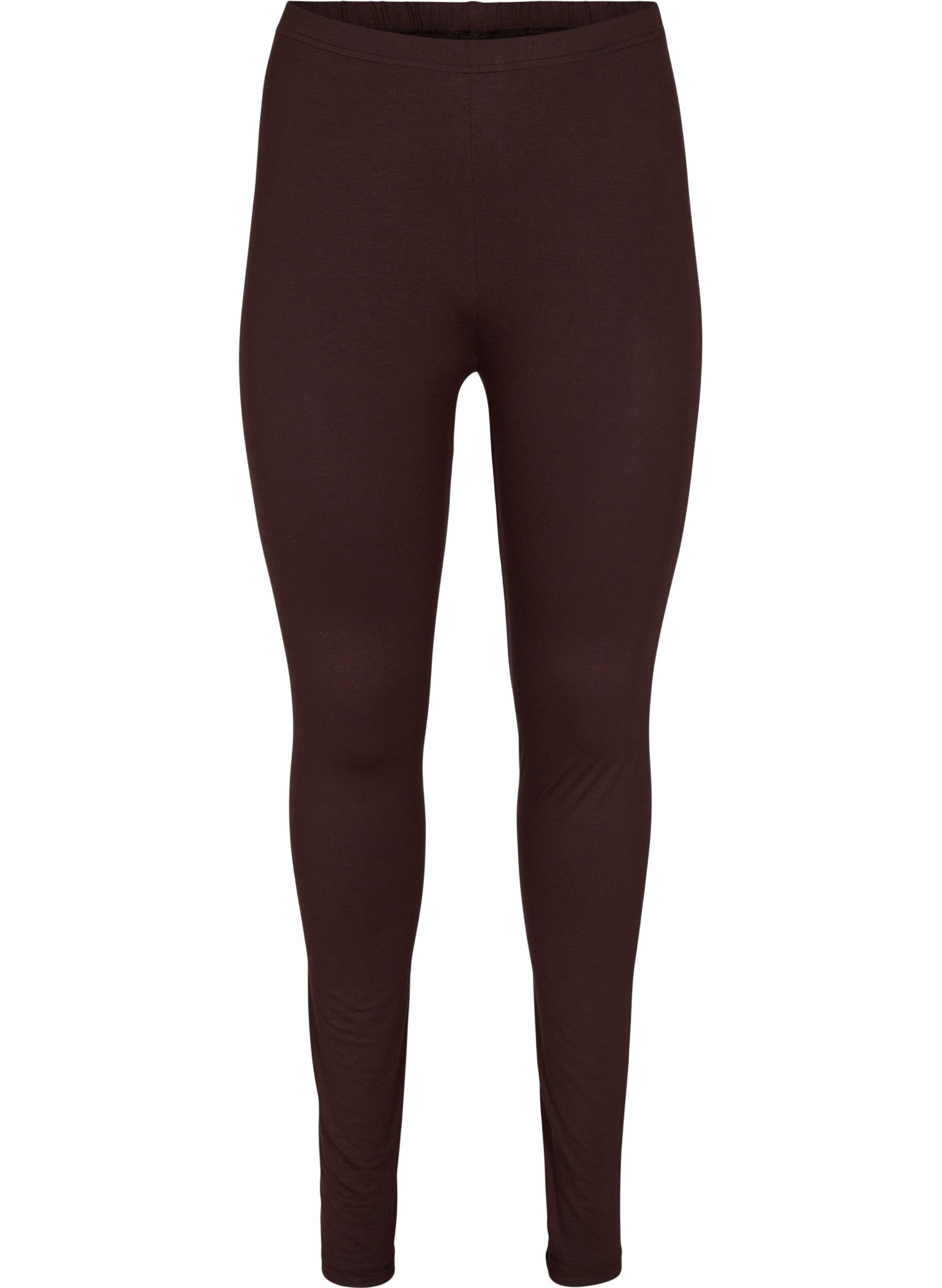 ZizziPerusleggingssit viskoosista, Ruskea, Packshot image number 0