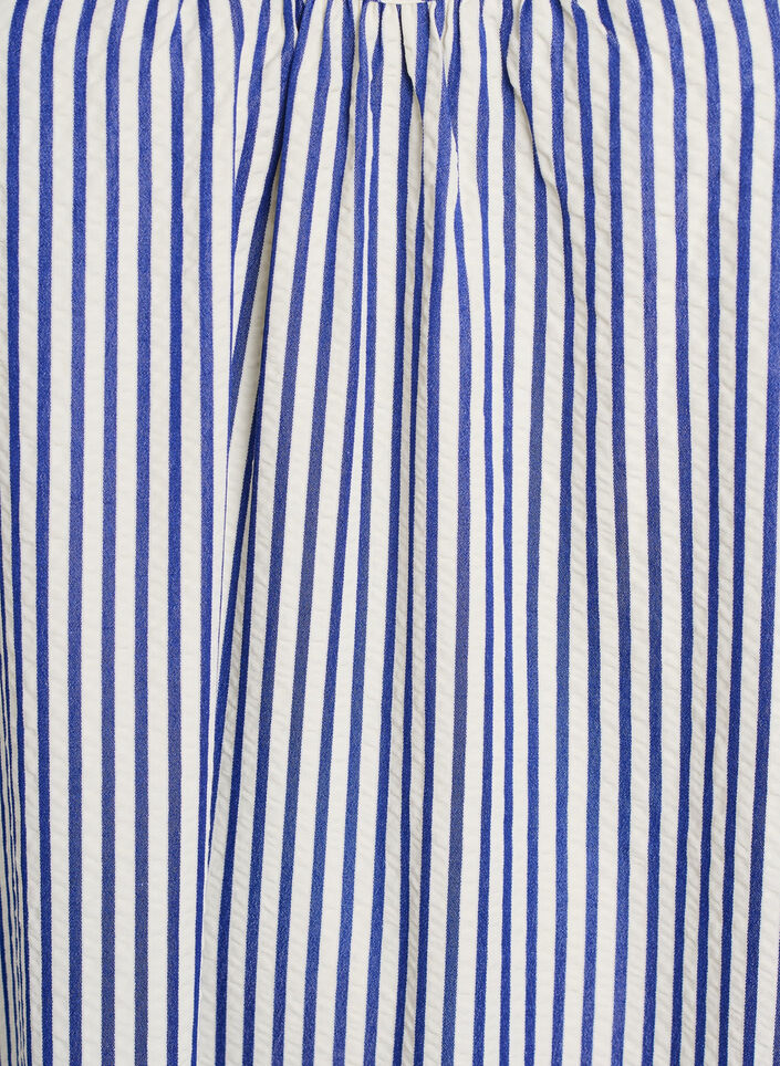 Raidallinen ja A-linjainen kes&auml;mekko, Sininen, Packshot image number 2