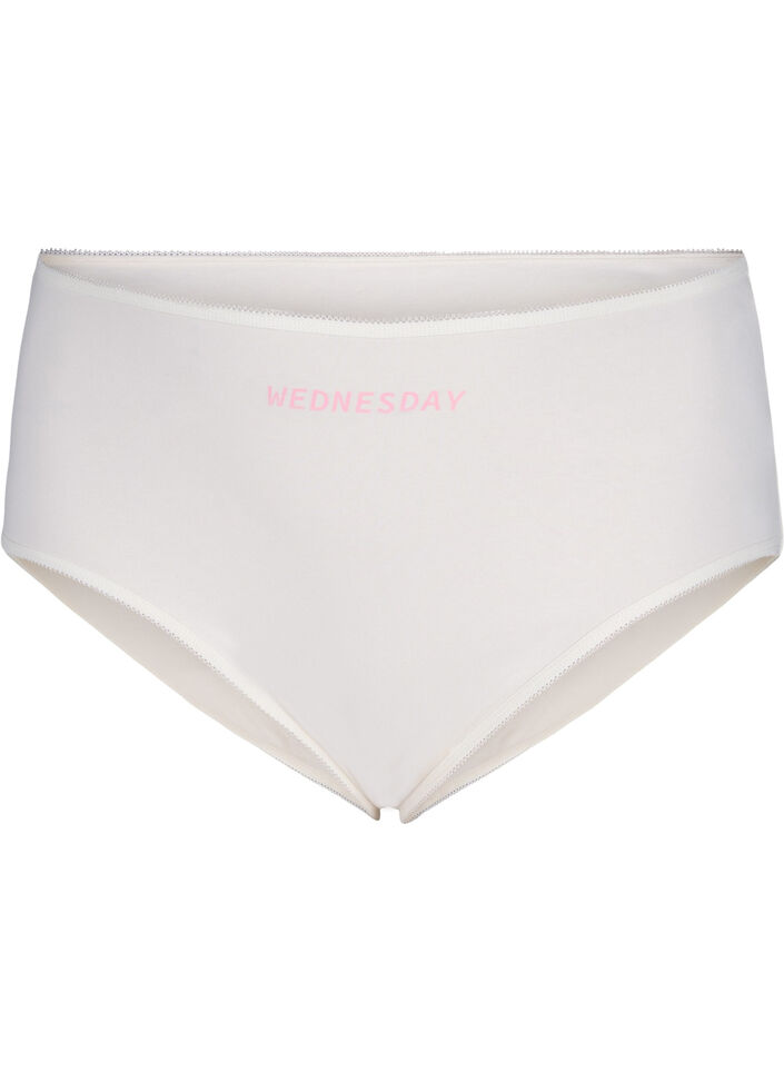 7-pack alushousut tavallisella vyötäröllä, Violetti, Packshot image number 4