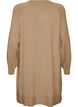 Lyhyt neulemekko raglanhihoilla ja keskisaumalla, Beige, Packshot image number 1