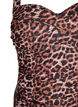 Uimapuku, jossa on laskokset ja pehmustetut kupit, Leopard, Packshot image number 2