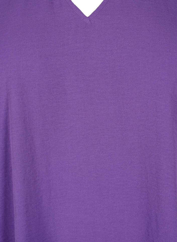 Pitsipusero v-p&auml;&auml;ntiell&auml; ja pitkill&auml; hihoilla, Pansy, Packshot image number 2