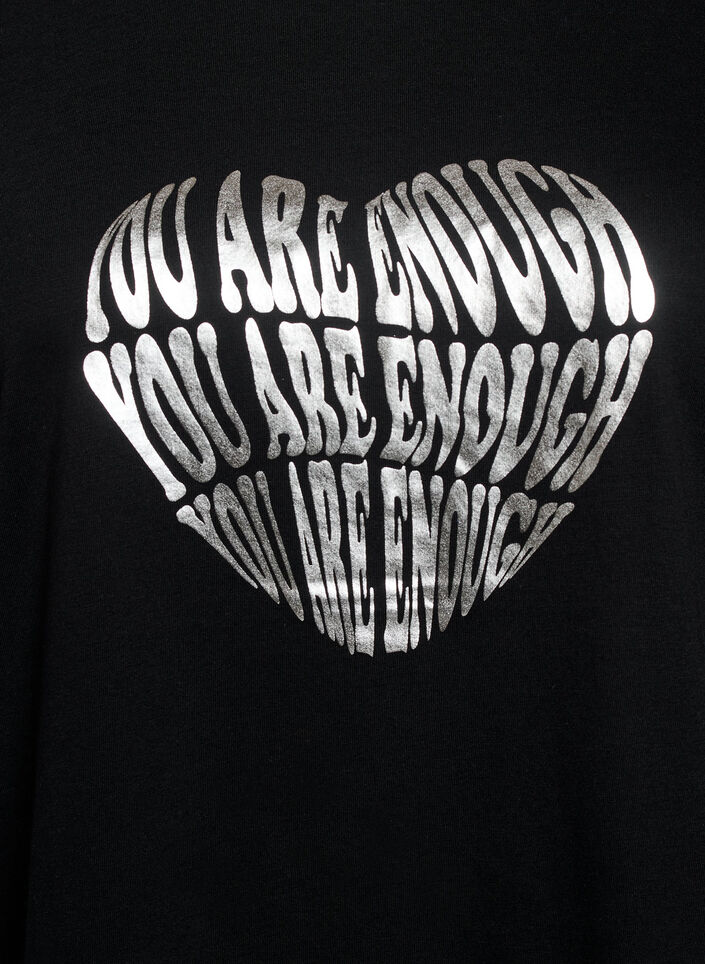 FLASH - T-paita printill&auml;, Musta, Packshot image number 2