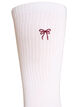 Puuvillasukat kuviolla, Valkoinen, Packshot image number 2