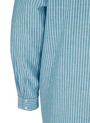 Raidallinen paita 100% puuvillasta, Blue Stripe, Packshot image number 3