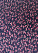 Mekko kuminauhallisella yl&auml;osalla ja pienikukkaisella kuosilla, Sininen, Packshot image number 2