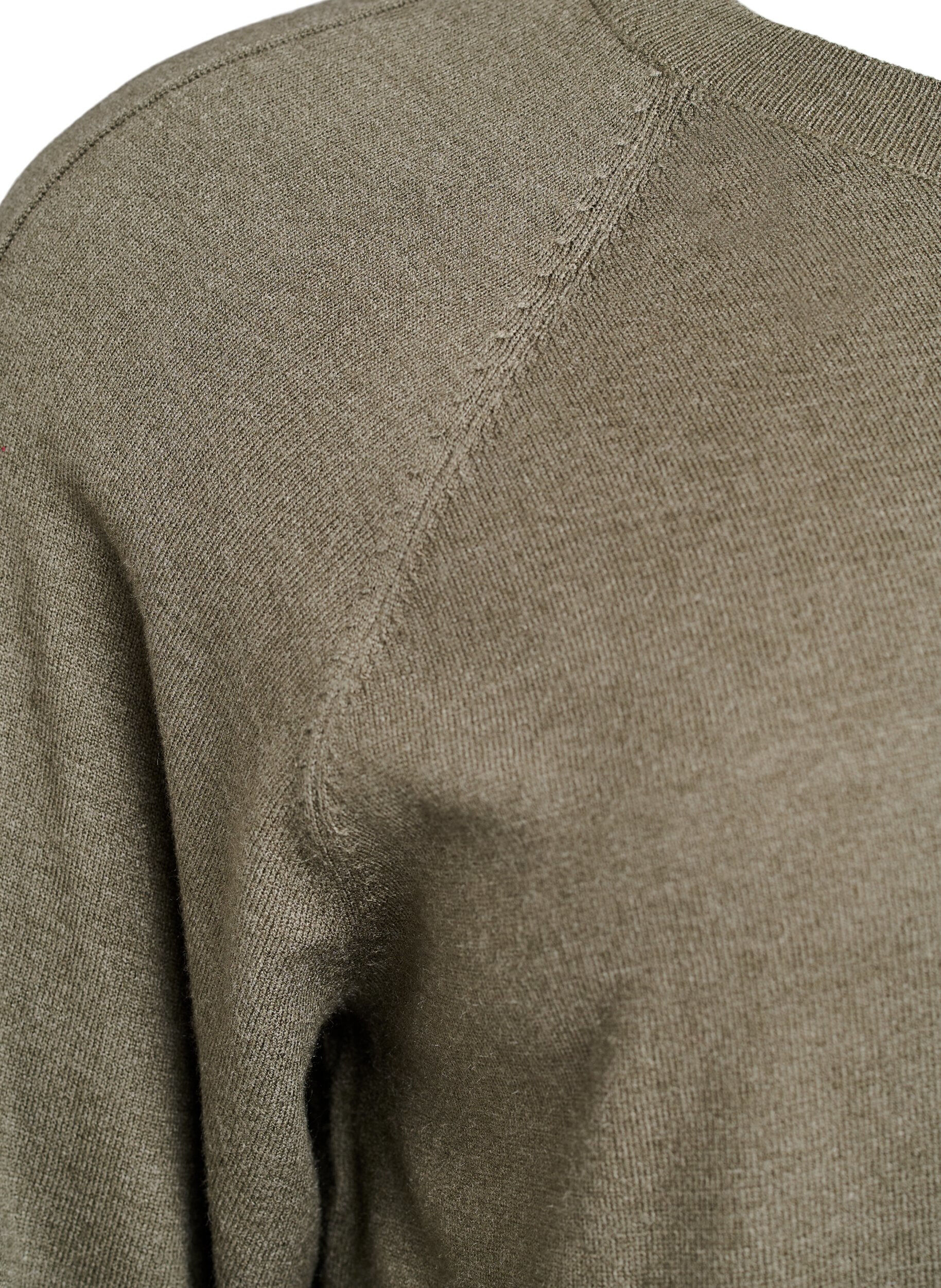 Zizzi Neulepusero keskitikill&auml; ja raglanhihoilla, Vihre&auml;, Packshot image number 3