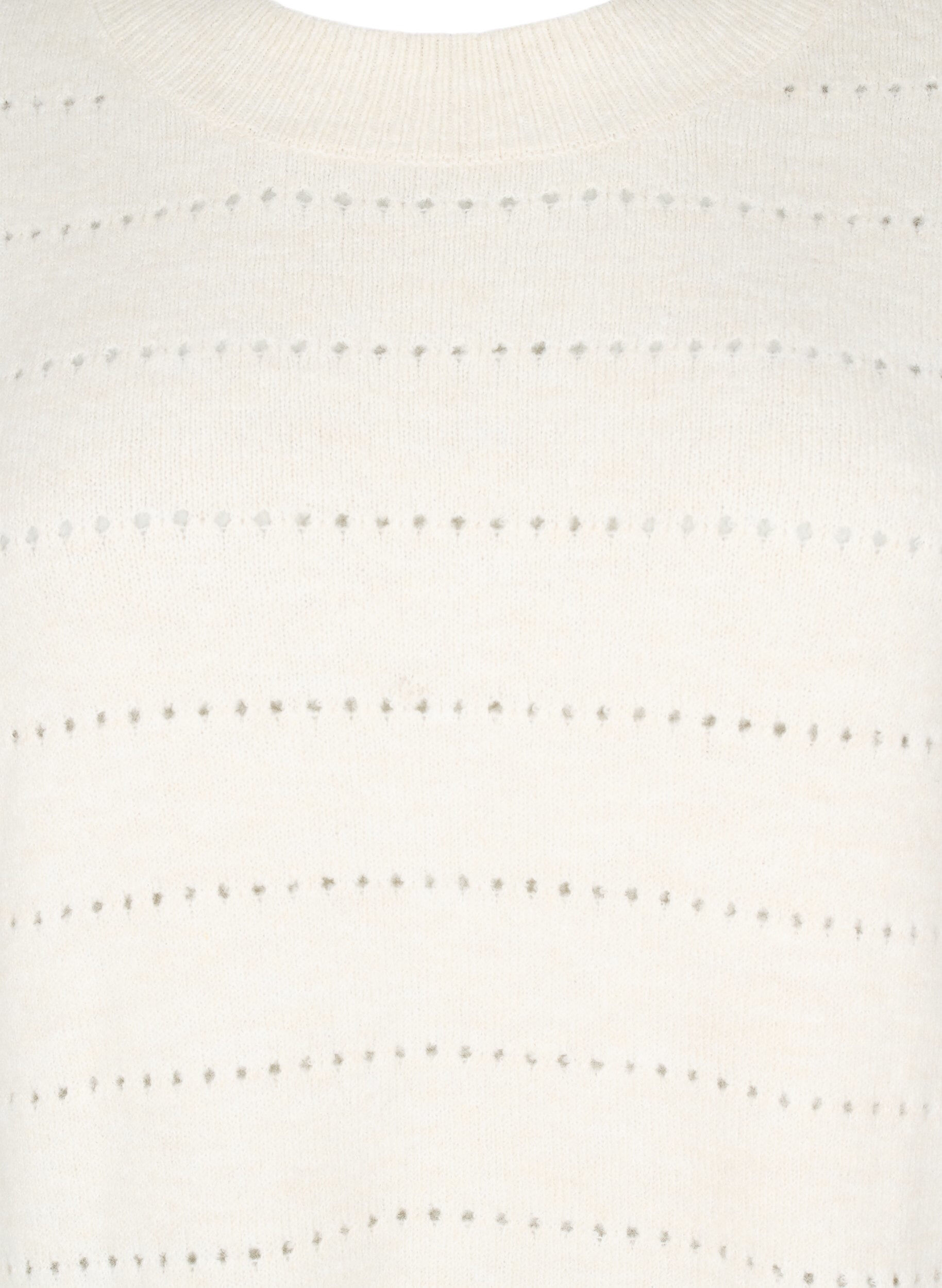 Zizzi Neulepaita py&ouml;re&auml;ll&auml; p&auml;&auml;ntiell&auml; ja pitsikuviolla, Birch Mel., Packshot image number 2