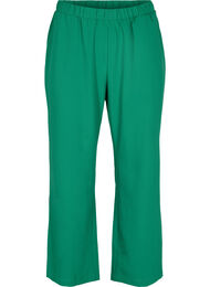 Leveälahkeiset housut taskuilla, Verdant Green