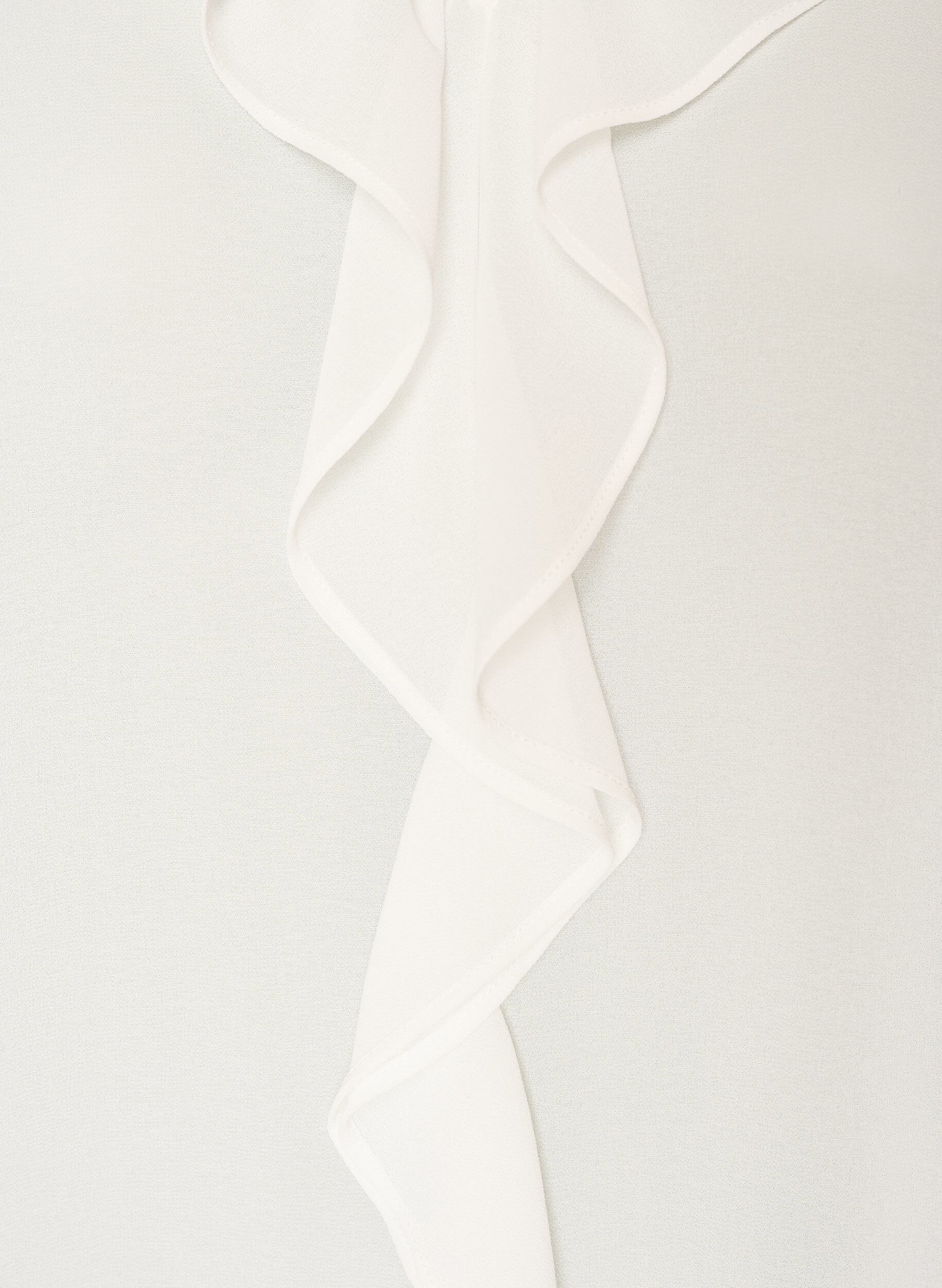 ZizziTunika r&ouml;yhel&ouml;ill&auml; ja 3/4-hihoilla, Vanilja, Packshot image number 2