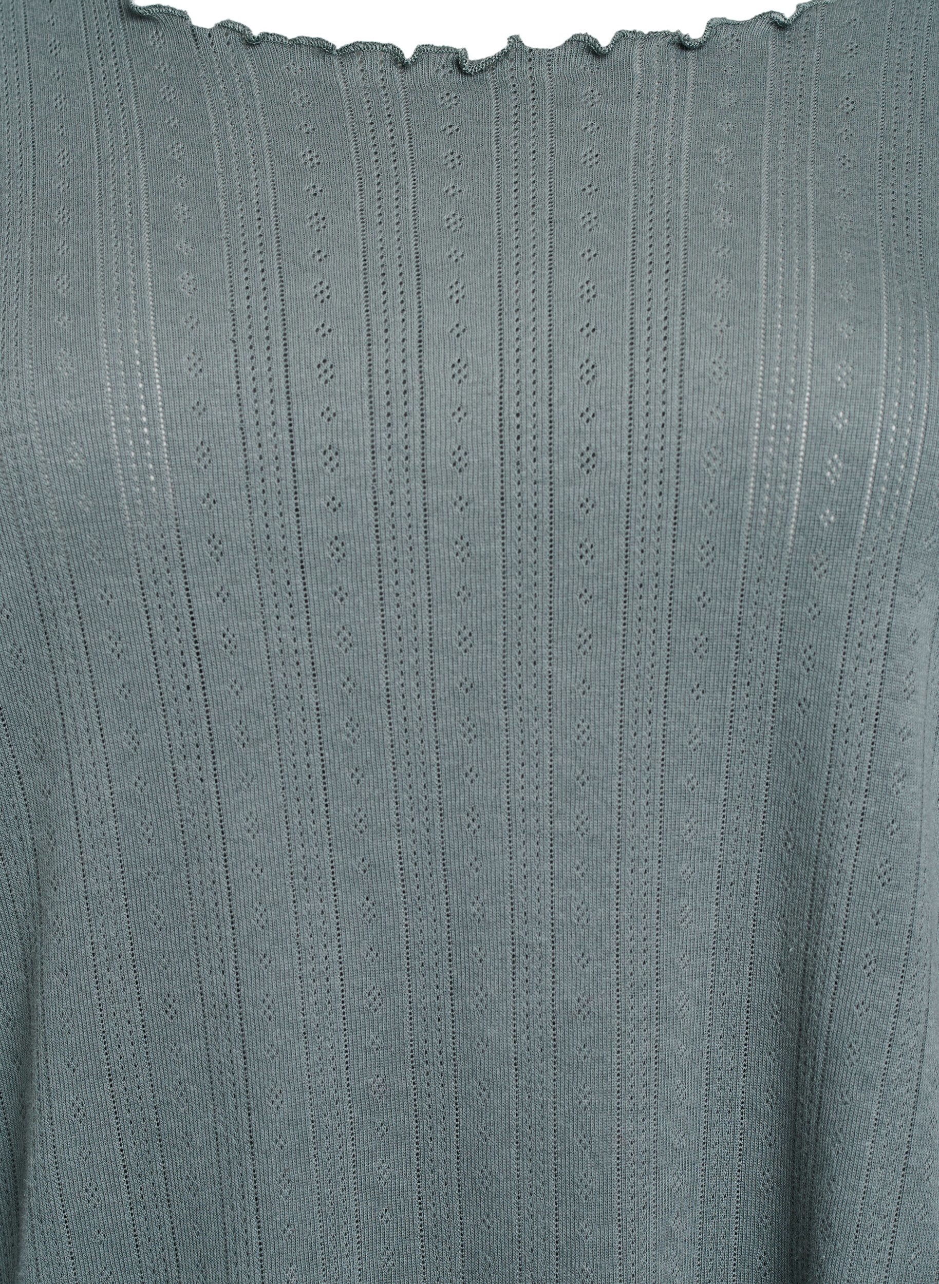 Zizzi Y&ouml;paita luomupuuvillasta, Vihre&auml;, Packshot image number 2