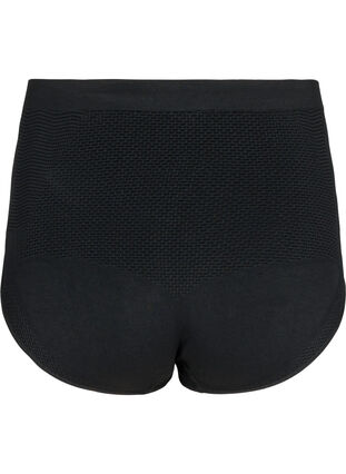 Saumattomat alushousut korkealla vyötäröllä, Black, Packshot image number 1