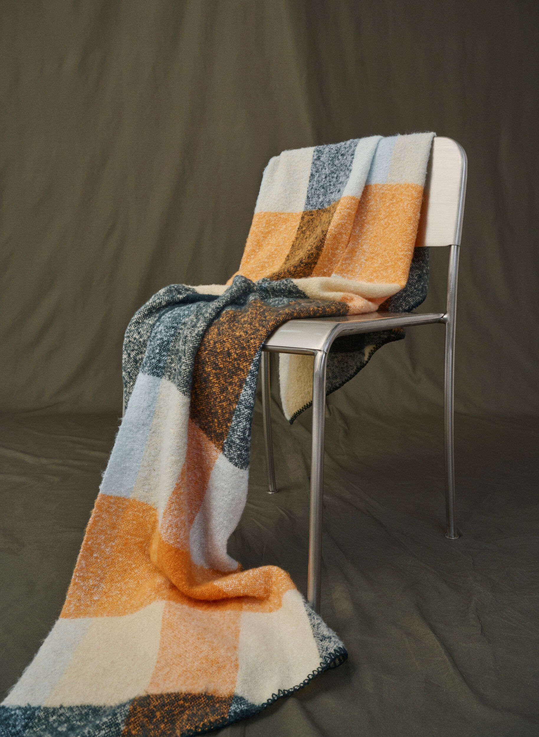 Zizzi V&auml;rillinen huivi, Celestial Blue, Image image number 0